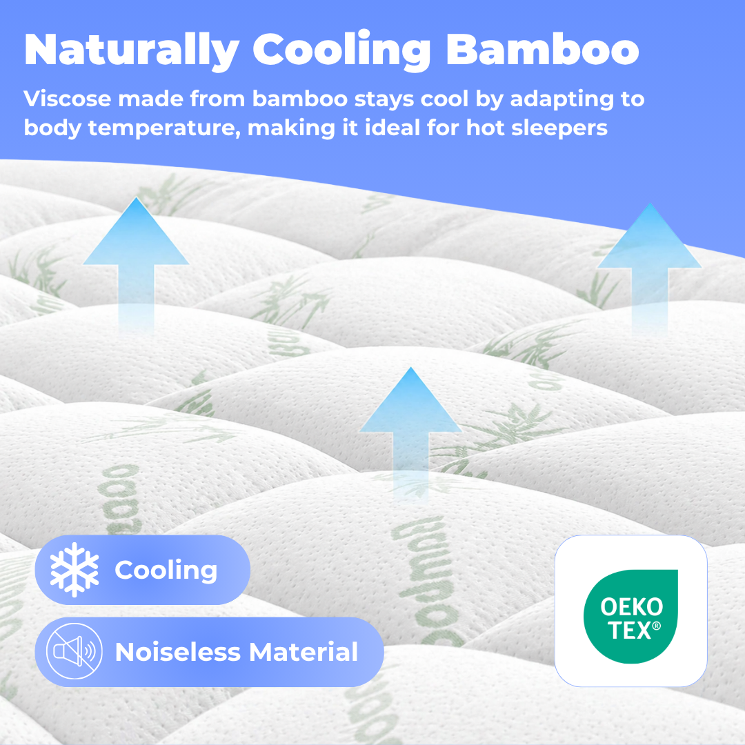 Dozey™ Bamboo Cooling Mattress Topper