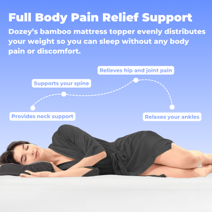 Dozey™ Bamboo Cooling Mattress Topper