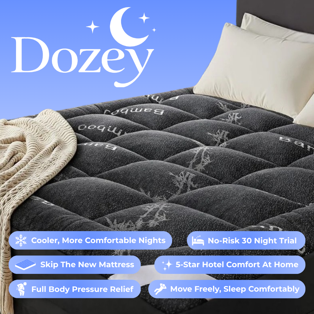 Dozey™ Bamboo Cooling Mattress Topper